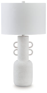 Furniture City Laplace - Ashley Furniture - Perringhill Table Lamp - Metal Table Lamp (1/CN) / Distressed White - L207504