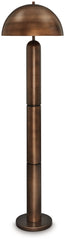 Furniture City Laplace - Ashley Furniture - Wendfield Floor Lamp - Metal Floor Lamp (1/CN) / Antique Copper Finish - L208431