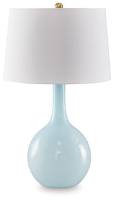 Furniture City Laplace - Ashley Furniture - Rylanton Table Lamp - Glass Table Lamp (1/CN) / Aqua - L430874