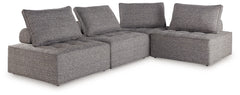 Furniture City Laplace - Ashley Furniture - Bree Zee 4-Piece Outdoor Sectional - 4-Piece Outdoor Sectional / Brown - P160P8