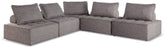 Furniture City Laplace - Ashley Furniture - Bree Zee 5-Piece Outdoor Modular Seating - 5-Piece Outdoor Modular Seating - P160P10