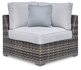 Furniture City Laplace - Ashley Furniture - Harbor Court Corner with Cushion (Set of 2) - Corner with Cushion (Set of 2) - P459-877