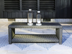 Furniture City Laplace - Ashley Furniture - Elite Park Outdoor Coffee Table - Rectangular Cocktail Table - P518-701