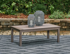 Furniture City Laplace - Ashley Furniture - Hillside Barn Outdoor Coffee Table - Rectangular Cocktail Table - P564-701