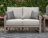 Furniture City Laplace - Ashley Furniture - Hillside Barn Outdoor Loveseat with Cushion - Loveseat w/Cushion - P564-835