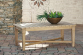 Furniture City Laplace - Ashley Furniture - Carter Hall Outdoor Coffee Table - Rectangular Cocktail Table - P601-701