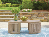 Furniture City Laplace - Ashley Furniture - Serena Shores Outdoor Coffee Table - Rectangular Cocktail Table - PCP604-701