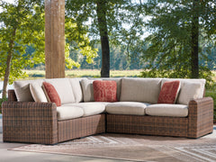 Furniture City Laplace - Ashley Furniture - Dolan Creek 3-Piece Outdoor Sectional - 3-Piece Outdoor Sectional - PCP610P1