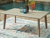 Furniture City Laplace - Ashley Furniture - Cliff Trails Outdoor Dining Table - RECT Dining Table w/UMB OPT - PCP690-625