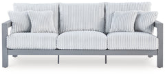Furniture City Laplace - Ashley Furniture - Hurley Park Outdoor Sofa with Cushion - Sofa with Cushion / Gray - PCP695-838