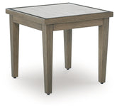 Furniture City Laplace - Ashley Furniture - Rainier Ranch Outdoor End Table - Square End Table / Brown/Beige - P701-702