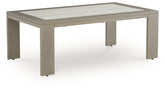 Furniture City Laplace - Ashley Furniture - Kimpton Isle Outdoor Coffee Table - Rectangular Cocktail Table / Brown - P704-701