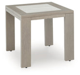 Furniture City Laplace - Ashley Furniture - Kimpton Isle Outdoor End Table - Square End Table / Brown - P704-702