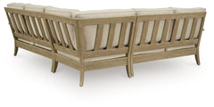 Furniture City Laplace - Ashley Furniture - Clare View 3-Piece Outdoor Sectional - 3-Piece Outdoor Sectional - P801P10
