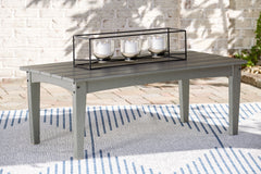 Furniture City Laplace - Ashley Furniture - Visola Outdoor Coffee Table - Rectangular Cocktail Table - P802-701