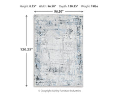 Emertonly 8' x 10' Washable Rug