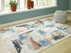 Furniture City Laplace - Ashley Furniture - Hessland 5' x 7' Washable Rug - 5' x 7' Washable Rug - R407052