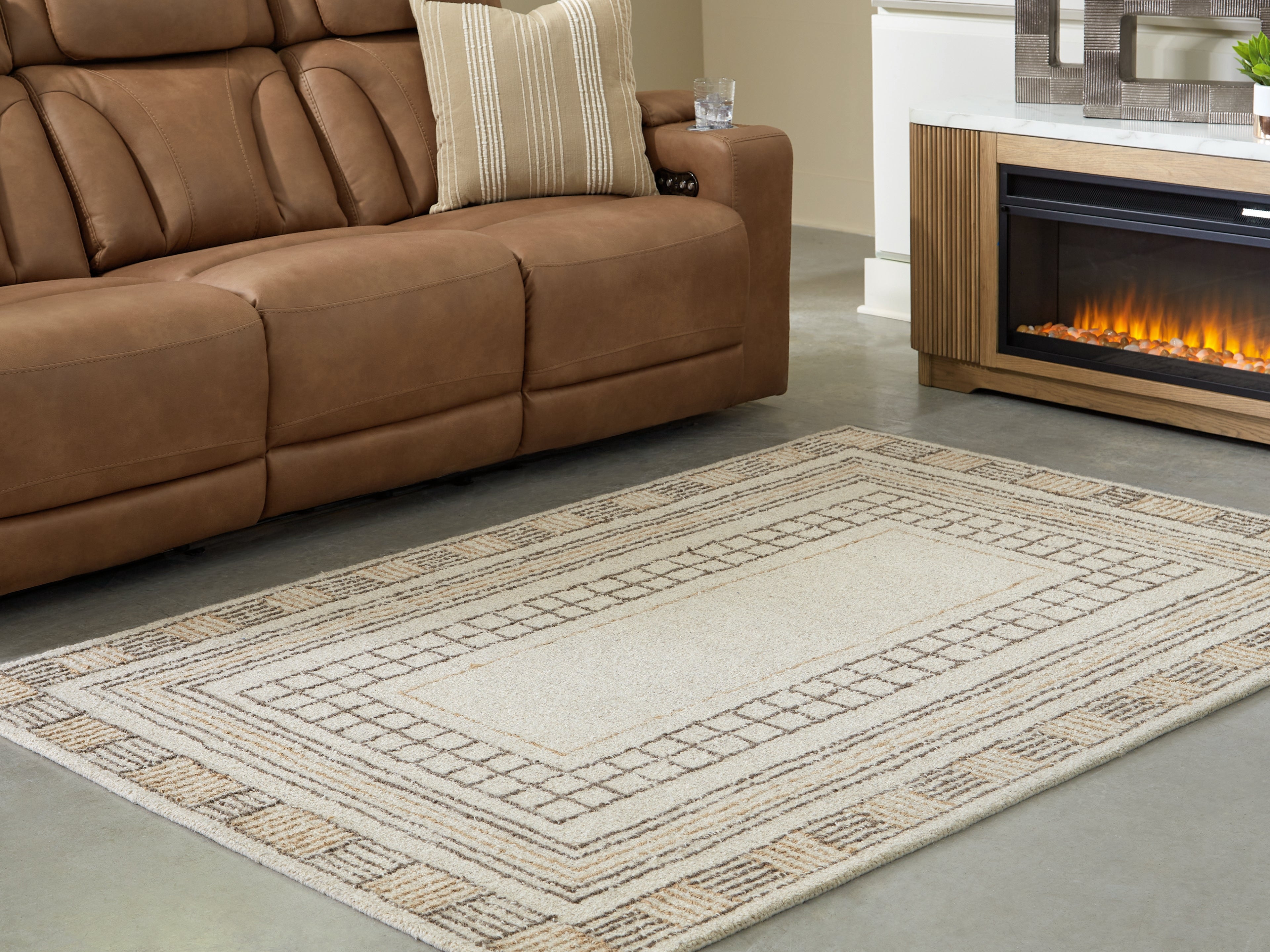 Furniture City Laplace - Ashley Furniture - Idaman Medium Rug - Medium Rug - R407292