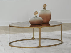 Furniture City Laplace - Ashley Furniture - Korajane Coffee Table - Oval Cocktail Table - T399-0