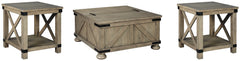Furniture City Laplace - Ashley Furniture - Aldwin Coffee Table and 2 End Tables - Coffee Table and 2 End Tables - T457T1