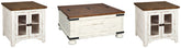 Furniture City Laplace - Ashley Furniture - Wystfield Coffee Table and 2 End Tables - Coffee Table and 2 End Tables - T459T1