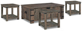 Furniture City Laplace - Ashley Furniture - Hollum Coffee Table and 3 End Tables - Coffee Table and 3 End Tables - T466T2