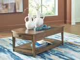 Furniture City Laplace - Ashley Furniture - Burkbyer Coffee Table - Rectangular Cocktail Table - T513-1