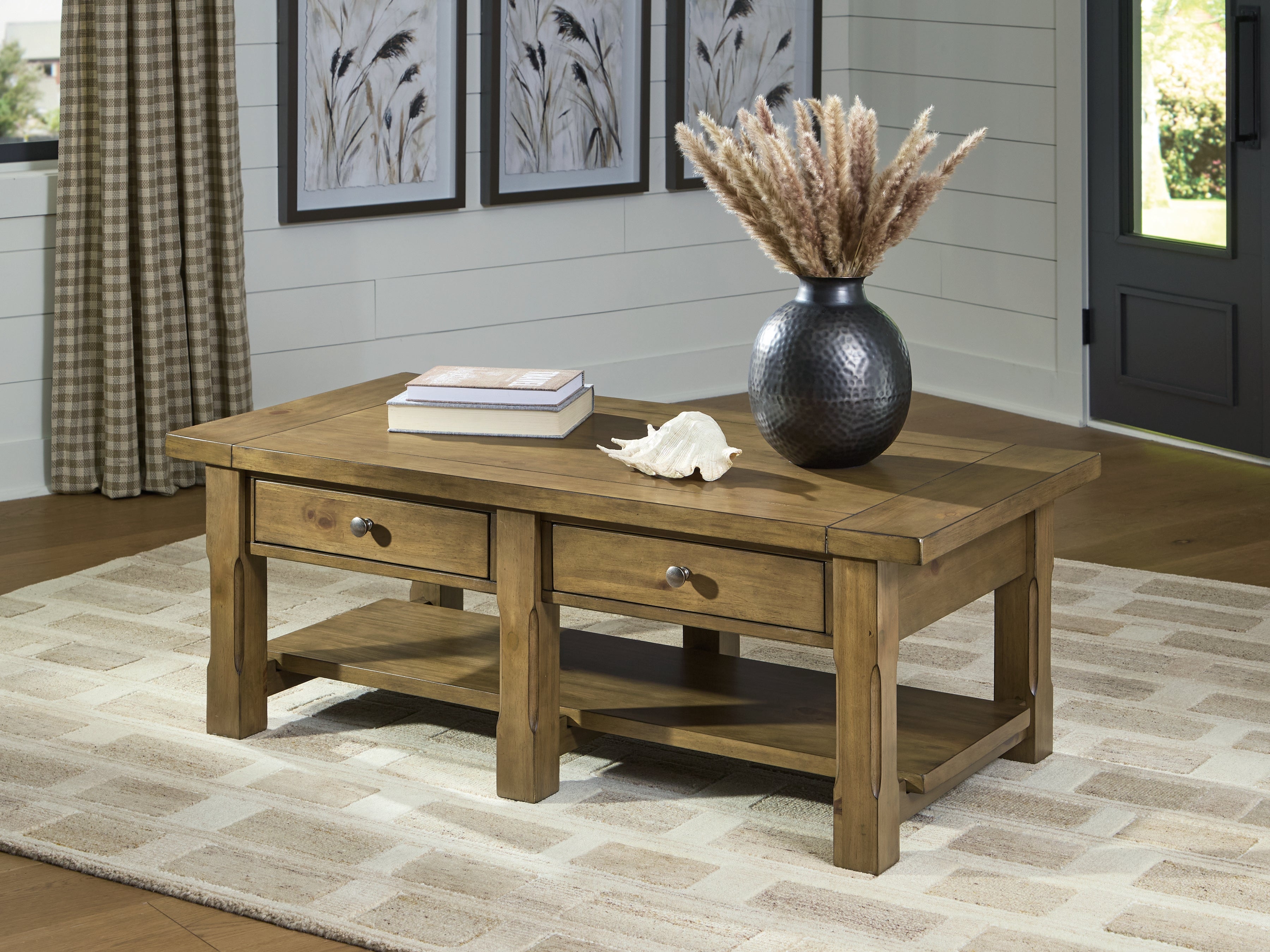 Furniture City Laplace - Ashley Furniture - Vandenmore Coffee Table - Rectangular Cocktail Table - T539-1