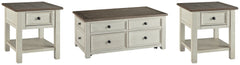 Furniture City Laplace - Ashley Furniture - Bolanburg Coffee Table and 2 End Tables - Coffee Table and 2 End Tables - T637T3