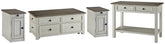 Furniture City Laplace - Ashley Furniture - Bolanburg Coffee Table and 2 Chairside End Tables with Console - Coffee Table and 2 Chairside End Tables with Console - T637T4