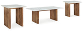 Furniture City Laplace - Ashley Furniture - Isanti Coffee Table and 2 End Tables - Coffee Table and 2 End Tables - T662T1
