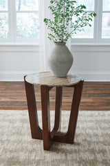 Furniture City Laplace - Ashley Furniture - Tanidore End Table - Round End Table - T667-6