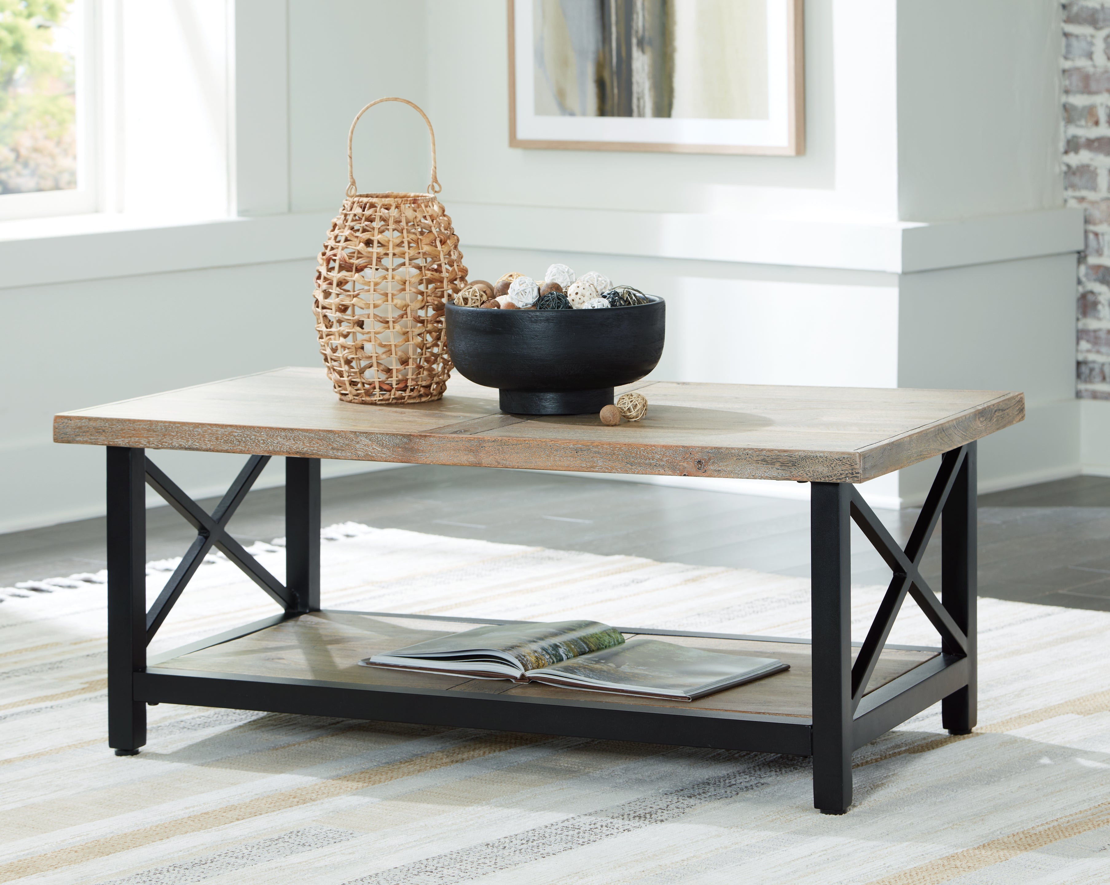 Furniture City Laplace - Ashley Furniture - Bristenfort Coffee Table - Rectangular Cocktail Table - T685-1