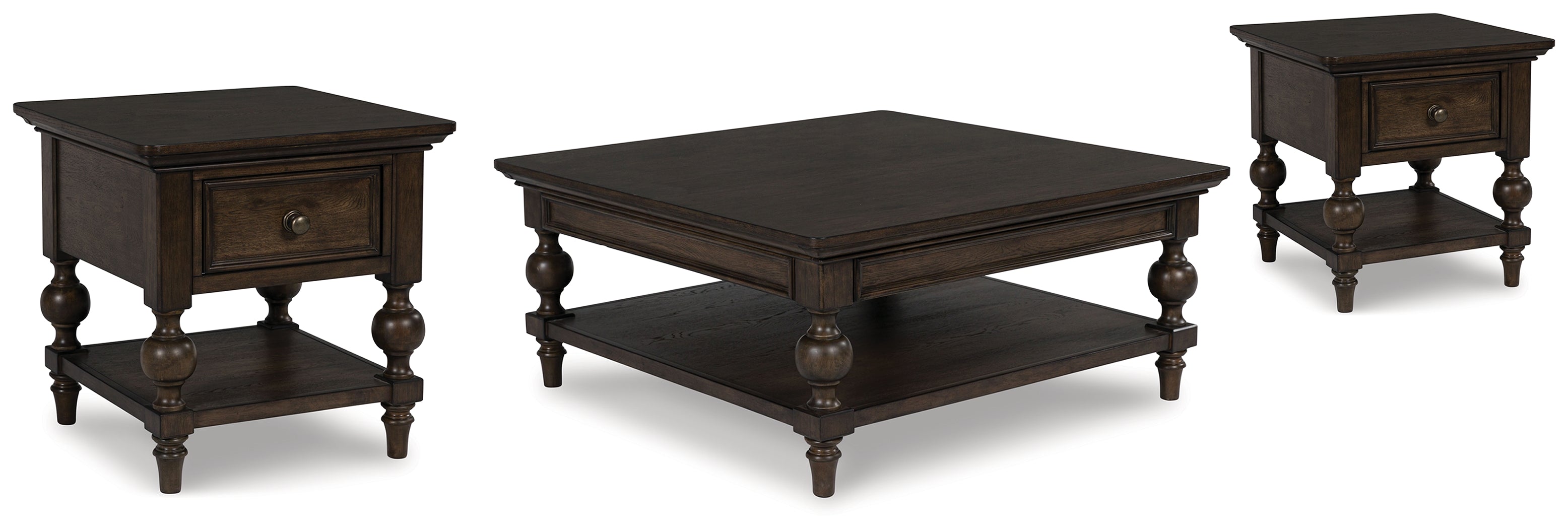 Furniture City Laplace - Ashley Furniture - Veramond Coffee Table and 2 End Tables - Coffee Table and 2 End Tables - T694T1