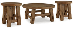 Furniture City Laplace - Ashley Furniture - Mackifeld Coffee Table and 2 End Tables - Coffee Table and 2 End Tables - T724T1