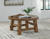 Furniture City Laplace - Ashley Furniture - Mackifeld Coffee Table - Round Cocktail Table - T724-8