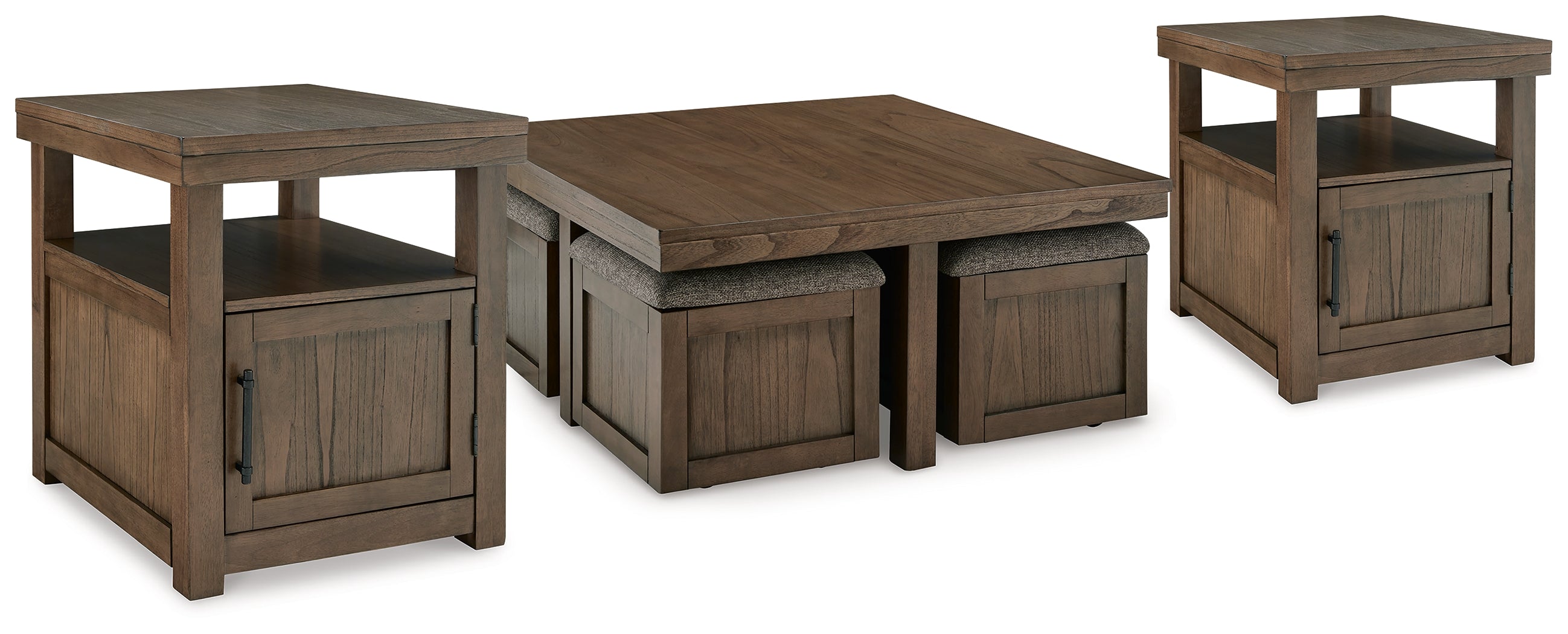 Furniture City Laplace - Ashley Furniture - Boardernest Coffee Table and 2 End Tables - Coffee Table and 2 End Tables - T738T1
