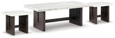 Furniture City Laplace - Ashley Furniture - Burkhaus Coffee Table and 2 Ends - Coffee Table and 2 Ends - T779T1