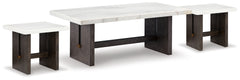 Furniture City Laplace - Ashley Furniture - Burkhaus Coffee Table and 2 Ends - Coffee Table and 2 Ends - T779T1