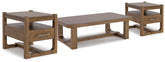 Furniture City Laplace - Ashley Furniture - Cabalynn Coffee Table and 2 End Tables - Coffee Table and 2 End Tables - T974T1