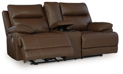 Furniture City Laplace - Ashley Furniture - VonRyan Power Reclining Loveseat - PWR REC Loveseat/CON/ADJ HDRST / Tobacco - U1040018