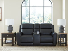 Furniture City Laplace - Ashley Furniture - 5Z-Comfort Power Reclining Loveseat with Console - PWR REC Loveseat/CON/ADJ HDRST - PCU1090218