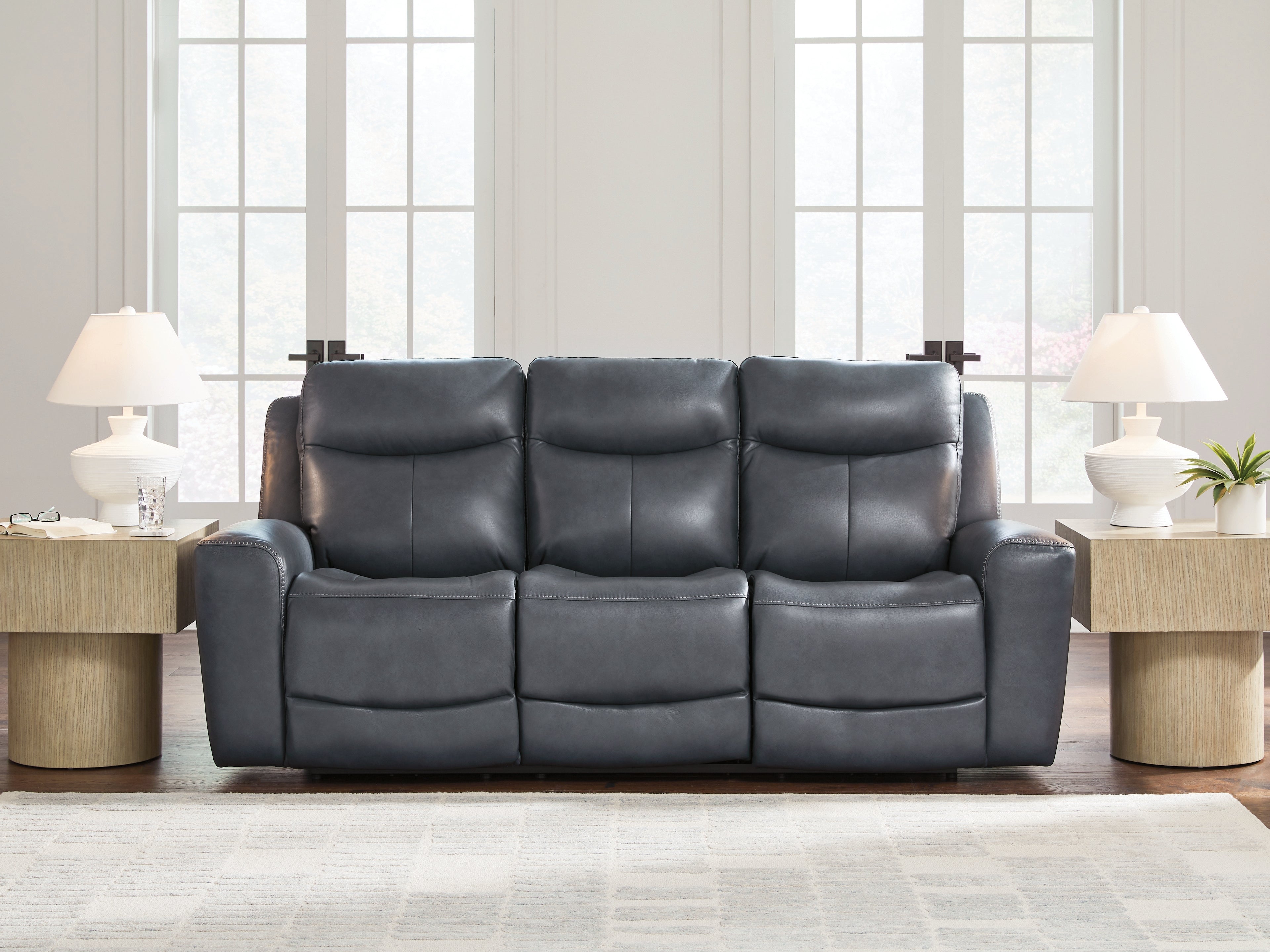 Furniture City Laplace - Ashley Furniture - Next Move Power Reclining Sofa - PWR REC Sofa with ADJ Headrest - PCU1210015