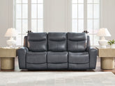 Furniture City Laplace - Ashley Furniture - Next Move Power Reclining Sofa - PWR REC Sofa with ADJ Headrest - PCU1210015