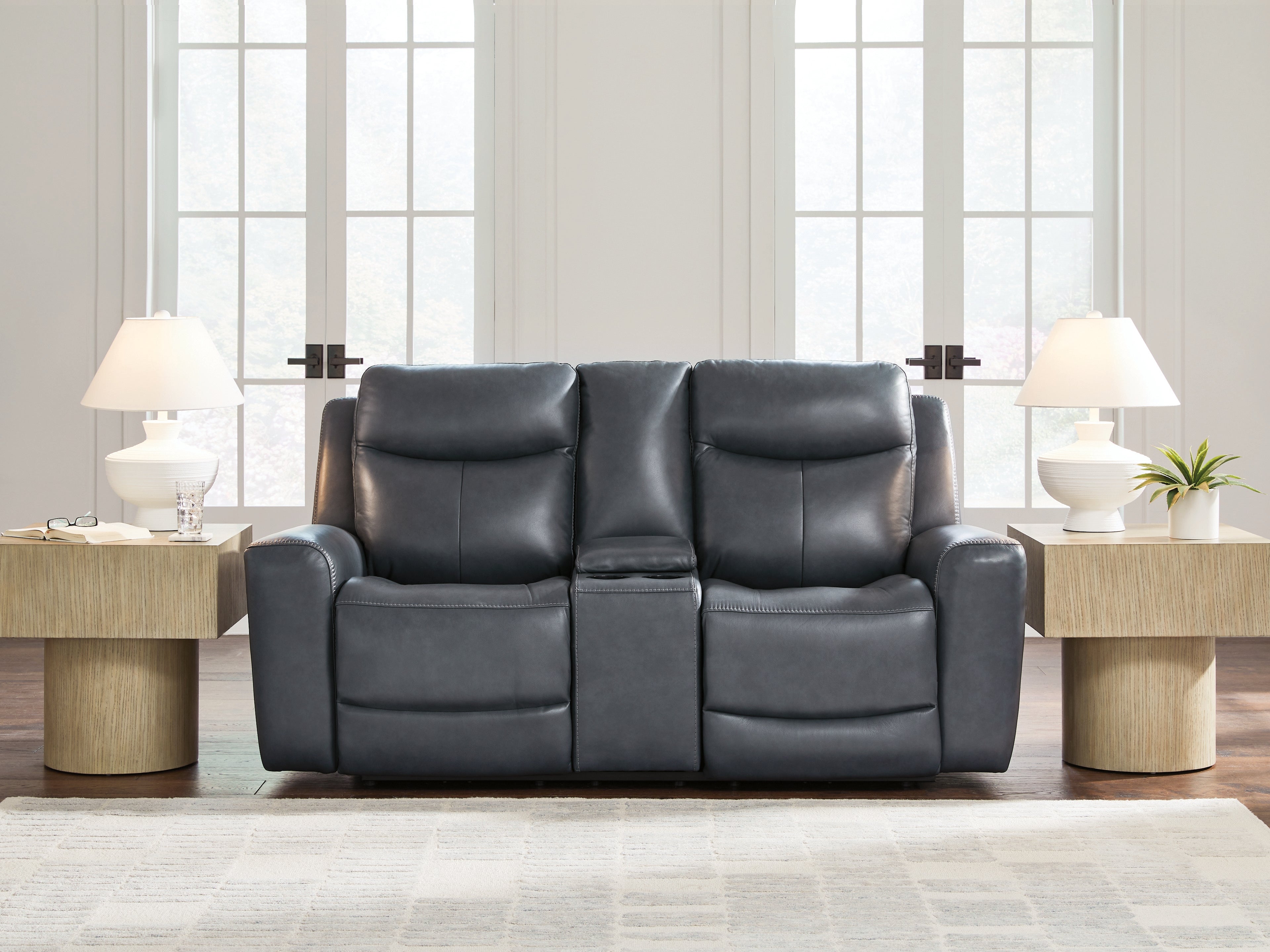 Furniture City Laplace - Ashley Furniture - Next Move Power Reclining Loveseat - PWR REC Loveseat/CON/ADJ HDRST - PCU1210018