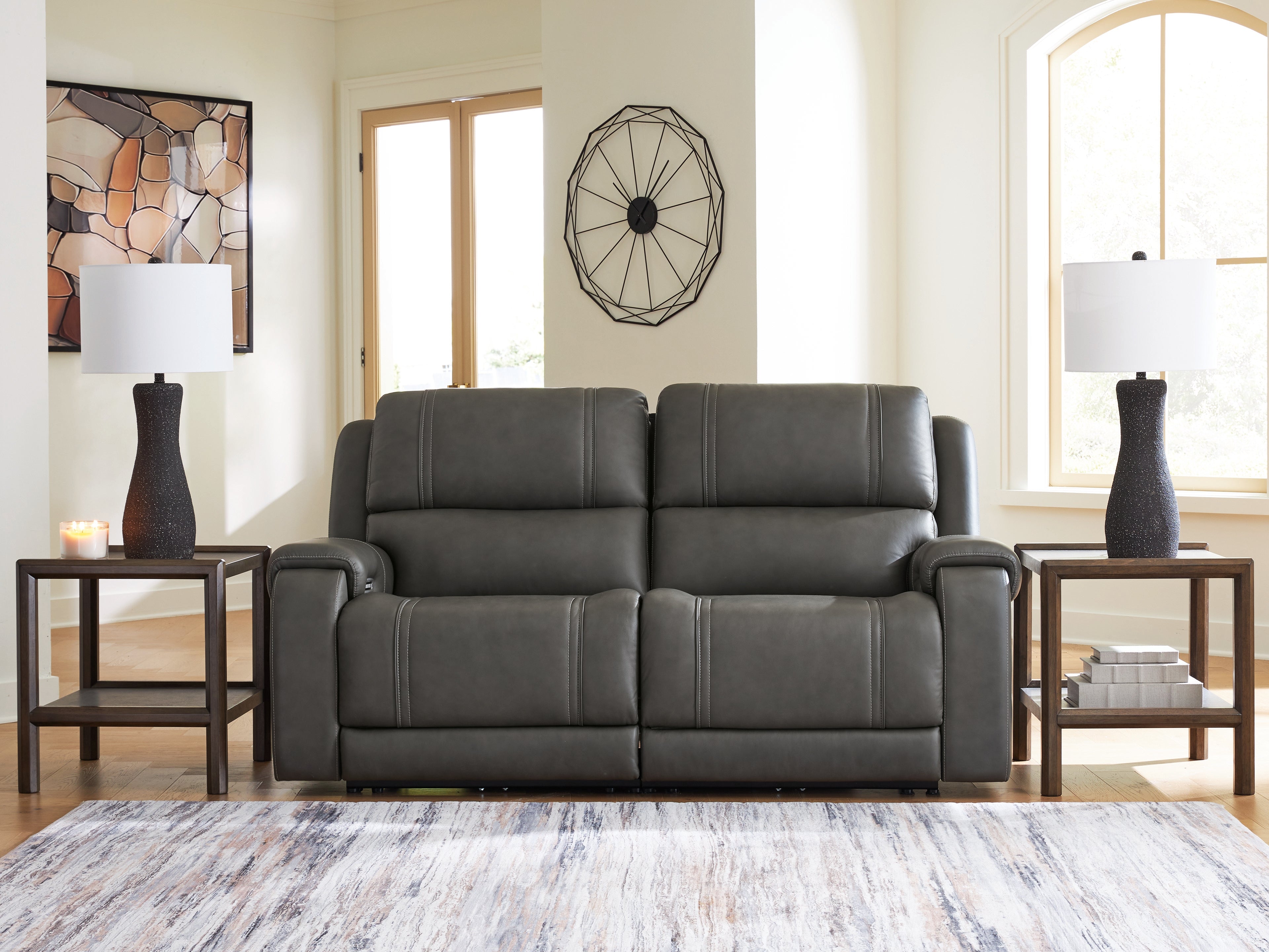 Furniture City Laplace - Ashley Furniture - 5Z - Pittson 2-Piece Power Reclining Sectional Loveseat - 2-Piece Power Reclining Sectional Loveseat - PCU12600S1