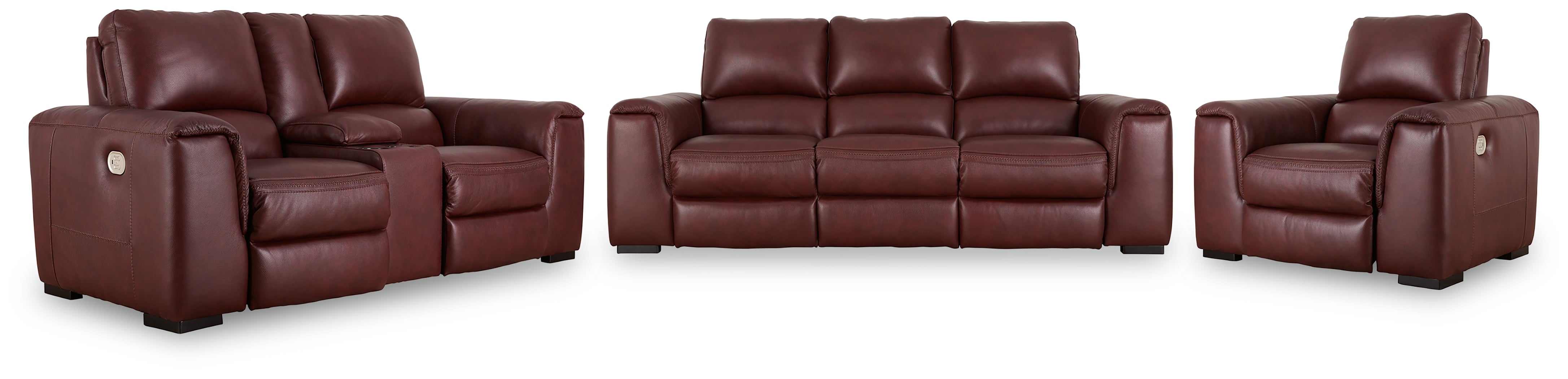 Furniture City Laplace - Ashley Furniture - Alessandro Power Reclining Sofa, Loveseat and Recliner - Power Reclining Sofa, Loveseat and Recliner - U25501U3