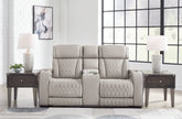 Furniture City Laplace - Ashley Furniture - Boyington Power Reclining Loveseat with Console - PWR REC Loveseat/CON/ADJ HDRST - U2710518