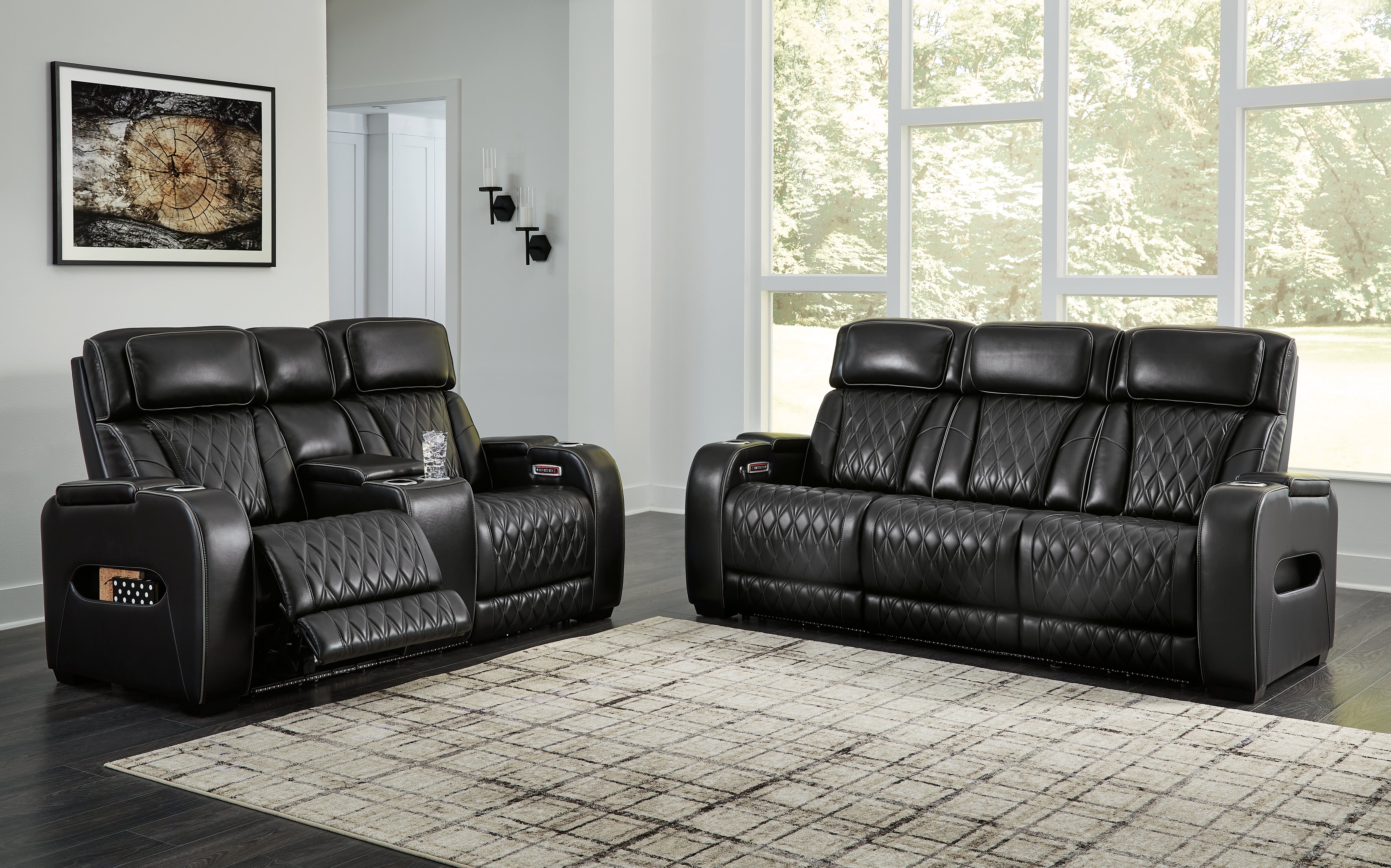 Furniture City Laplace - Ashley Furniture - Boyington Power Reclining Sofa and Loveseat - Power Reclining Sofa and Loveseat - U27106U1