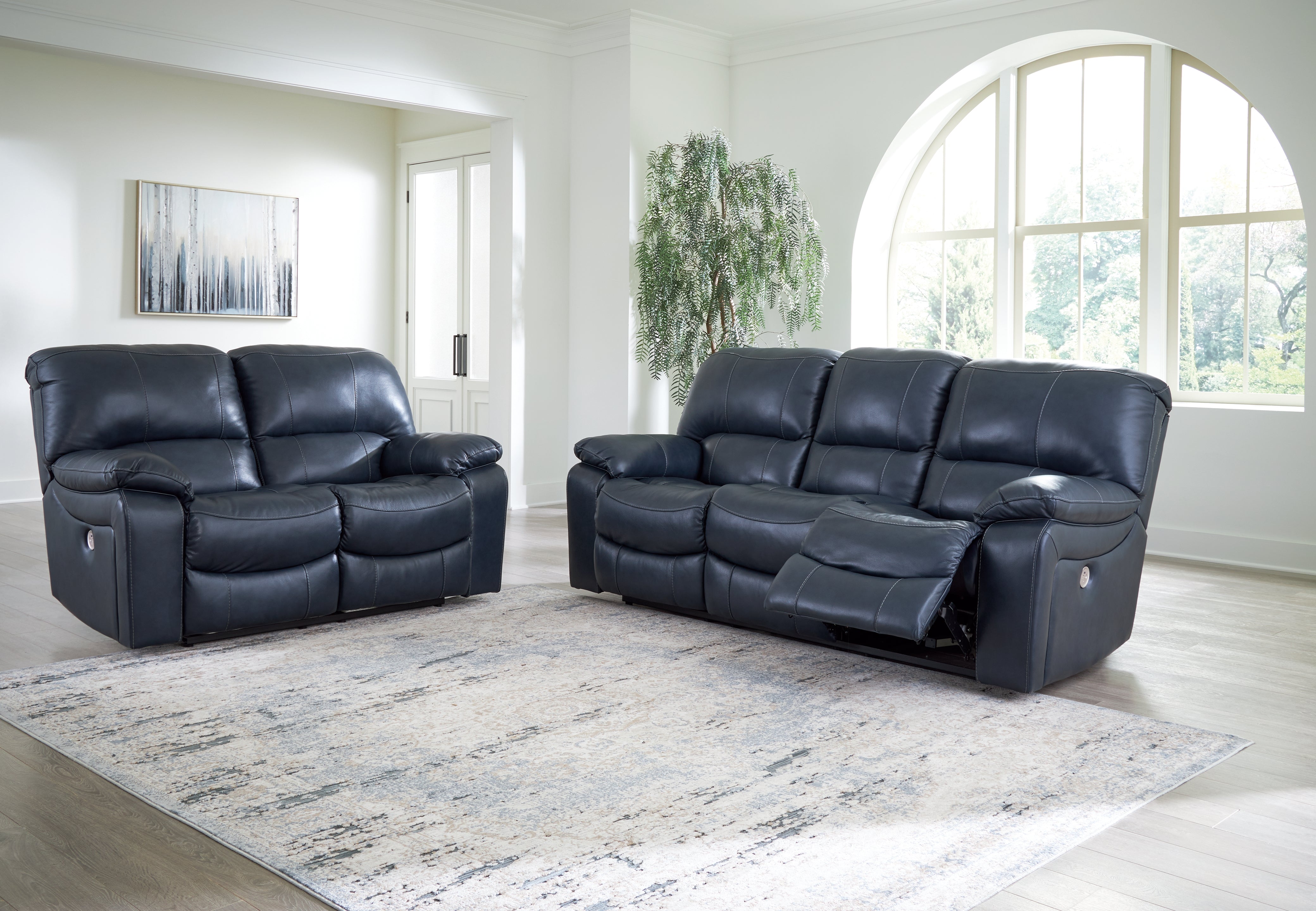 Furniture City Laplace - Ashley Furniture - Leesworth Power Reclining Sofa and Loveseat - Power Reclining Sofa and Loveseat - U43809U1
